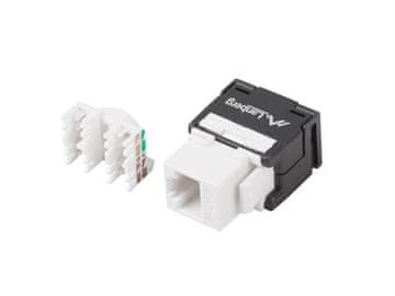 Lanberg Lanberg Keystone Module RJ45 vtičnica -> LSA UTP kat. 6, brez orodja, 180° za montažno dozo