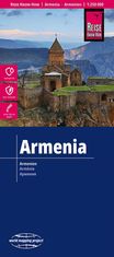 shumee Armenija 1:250.000. Vodoodporni cestni zemljevid. Izdaja 2025. Potovalno znanje in izkušnja.