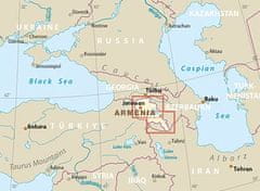 shumee Armenija 1:250.000. Vodoodporni cestni zemljevid. Izdaja 2025. Potovalno znanje in izkušnja.