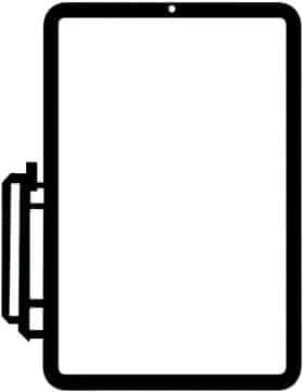 shumee Zaščitno steklo na dotik + OCA lepilo (OEM flex, baker) za iPad Mini 6 A2567 / A2568 / A2569