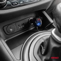 AMIO Razdelilnik vtičnice za vžigalnik s polnilnikom 2x USB-A QC3.0 12V 24V 120W 80cm amio-04364