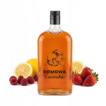 shumee Klasična 500 ml steklenica s potiskom doma narejene sadne steklenice za sok, tinkture, luno