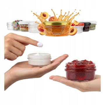shumee 10x kozarcev 65 ml fi66 mini za medeno marmelado poročna darila stekleni kozarci 10 kosov