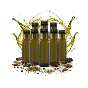 shumee 10x steklenic Marasca 100 ml olive za olivno olje, kis, olje, omake, sirup, poroka 10 kosov
