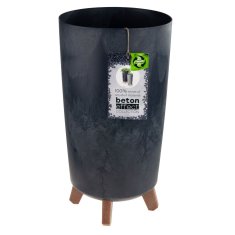 TOP GIFT DGTL200E-S433 Gracia Slim lonček za rože z betonskim učinkom in nogami z betonskim učinkom