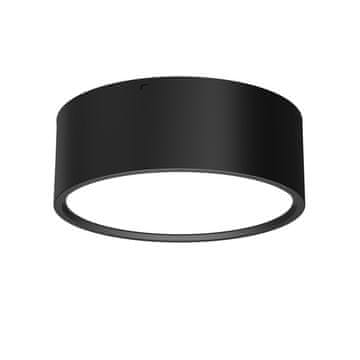 shumee Stropna svetilka črna okrogla Ø16cm nevtralna barva svetlobe LED 24W Downlight led Luminex