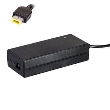 shumee Napajalnik za prenosnik Lenovo Akyga AK-ND-52 Slim Tip 19,5 V 6,15 A 120 W kvadratni rumen