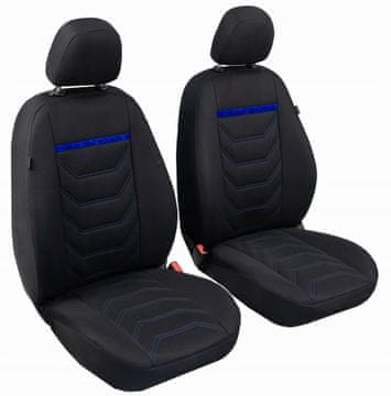 Prevleke za sprednje avtosedeže Velour Comfort Plus 1+1