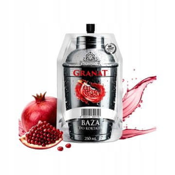 shumee Profimator sirup iz granatnega jabolka, osnova za koktajle na barmanu, koncentrat, 250 ml