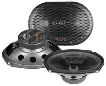 Musway Musway ME693 - trisistemski zvočniki, velikost 6x9 palcev, RMS moč 125 W, impedanca 3 Ohm
