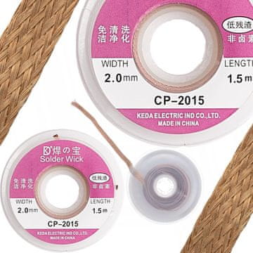 shumee Spajkalna pletenica za kositer CP-2015 2 mm