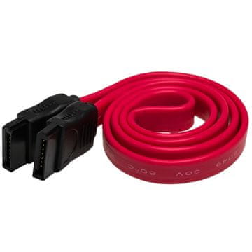 Akyga SATA III kabel Akyga AK-CA-27 za trdi disk, SSD, CD, DVD pogon 6 Gb/s 50 cm ženski/ženski