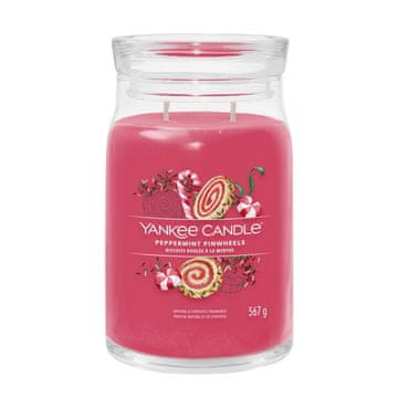 Yankee Candle Dišeča sveča z vonjem poprove mete - Yankee Candle Signature - Velika - Novo za leto 2022