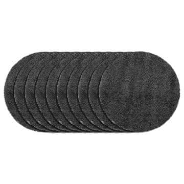 shumee Brusilna mrežica z ježkom, 225 mm, K120, za brusilnike 59G260, 59G264, 59G265, 10 kosov.