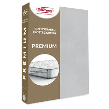 Darymex Rjuha z elastiko 140x200 frotirno platno, težka teža 200 frotirno platno, pepelnato siva