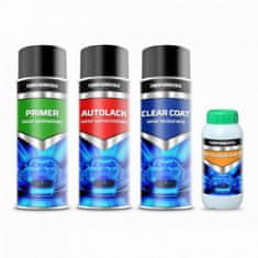 shumee Velik komplet temeljnega premaza, podlage in prozornega laka 3xSPRAY citroen peugeot EWP