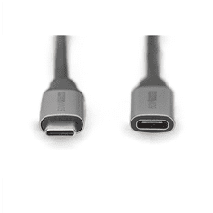 Digitus Digitus | USB podaljšek | Ženski | 24-pinski USB-C | Moški | Črn | 24-pinski USB-C | 1 m