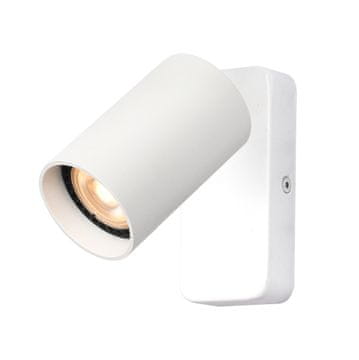 shumee Stenska svetilka reflektor bela premična za dnevno sobo spalnico 1xGU10 10W nesto Italux