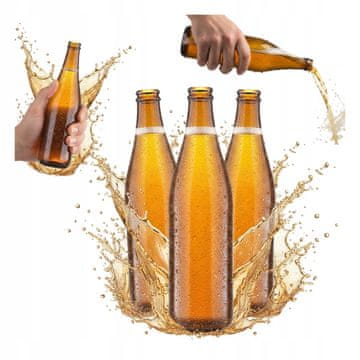 shumee 30X steklenica za pivo Vichy Light 500ML za pivo, jabolčnik, kombucha, pivovarna radler