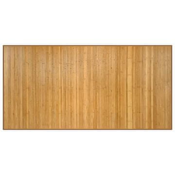 Vidaxl Preproga pravokotna naravna 100x200 cm bambus