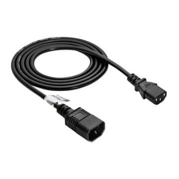 Akyga Akyga AK-PC-03C podaljševalni kabel za napajanje, 3-pinski za računalnik C13/C14, 1,8 m