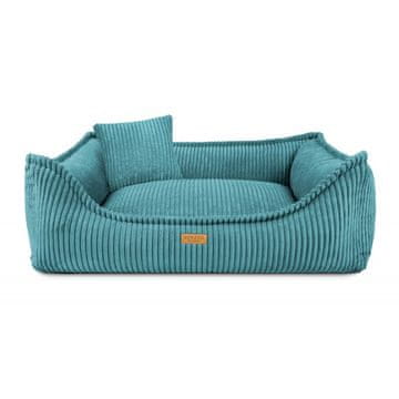 DENZOO MILANO TURQUISE "XL" ORTOPEDSKA POSTELJA 100x80 SOFA Z LEŽAJEM ZA OSTREŠNICO