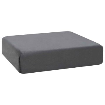 Vidaxl Blazina za sedež Siva 40 x 40 x 10 cm PU pena