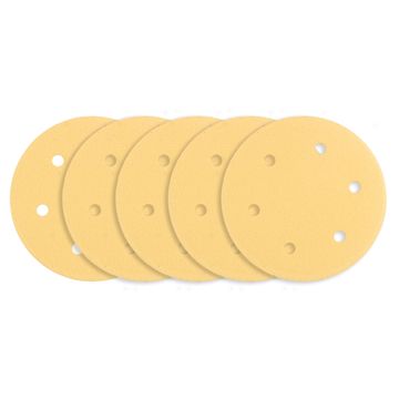 shumee Brusni papir z ježkom 225 mm, K120, 5 kosov, s 6 luknjami za brusilnika 59G264, 59G265