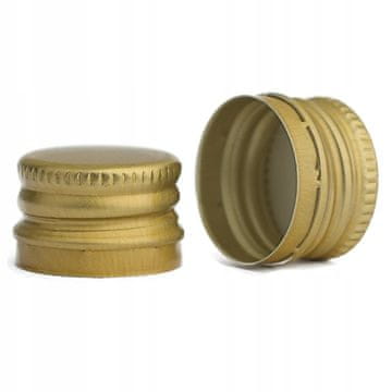 shumee 100x pokrovčki za steklenice fi 28 mm zlati pokrovčki za steklenice 28x18 aluminijasti