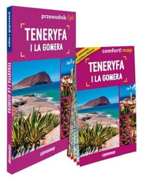 shumee Tenerife in La Gomera. Svetlobni vodnik + laminiran zemljevid. Izdaja 2025. ExpressMap