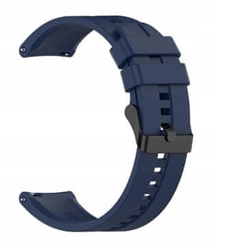 shumee Pašček za Huawei Watch GT 2 2e 3 4 5 GT2 GT3 GT4 GT5 PRO 46MM 48MM paska01_TEMNO MODRA