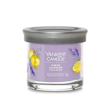 Yankee Candle Limona in sivka - Yankee Candle Signature - sveča z enim stenjem v kozarcu - novo 2022