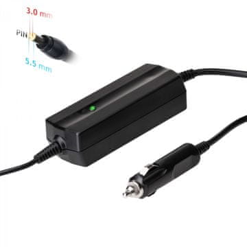 Akyga Avtomobilski napajalnik Akyga AK-ND-37 za prenosnik Samsung 19V 90W 5,5 x 3,0 mm + pin