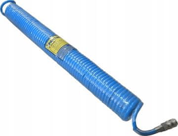 Partner Poliuretanska spiralna cev 8 mm x 15 m s hitrimi priključki 1/4" (maks. tlak 15 barov)