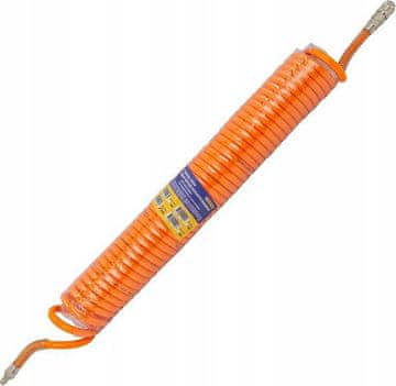 Partner Poliuretanska spiralna cev 8 mm x 10 m s hitrimi priključki 1/4" (maks. tlak 15 barov)