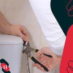 Fleksibilen priključek iz nerjavečega jekla 3/8” 1/2” za pipe 40 CM