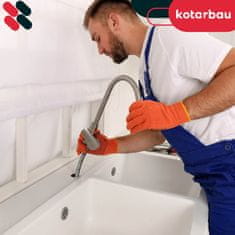 Fleksibilen priključek iz nerjavečega jekla 3/8” 1/2” za pipe 40 CM