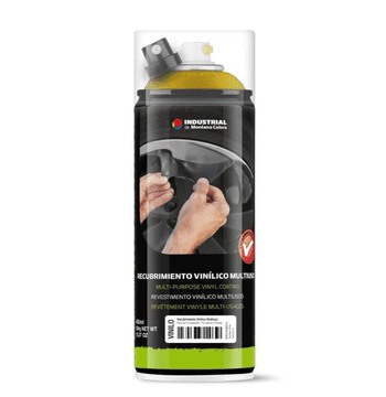 Montana Tekoči sprej za folijo za gumijasta platišča 400 ml temno rumene barve Mtn Industrial
