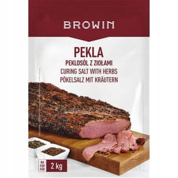 Browin SOL ZA VLAŽENJE sol za vlaganje z zelišči 70G pekla ZA meso, narezke, narezovanje 2KG