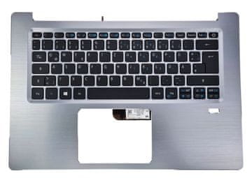 Acer Novo ohišje za tipkovnico Acer Swift 3 SF314-52 nemška QWERTV z osvetlitvijo od zadaj