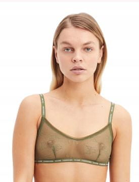 Calvin Klein Calvin Klein ženski mrežasti modrček z logotipom kaki M 2A2E6_C* M 2_2 TI