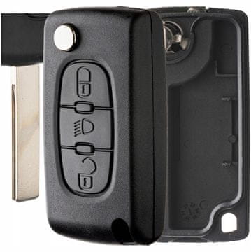 shumee Daljinski upravljalnik za ključe Peugeot 207 307 308 407 607 Citroen C4 Picasso C5 C6