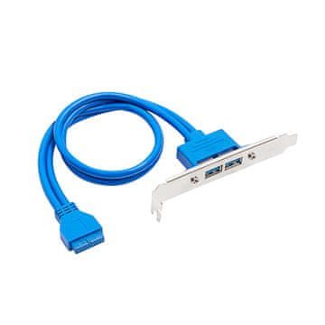 Akyga Reža za ohišje ATX Akyga AK-CA-47, vtičnica za matično ploščo, 2x kabel USB 3.0 40 cm