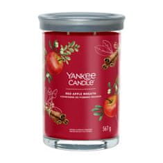 Yankee Candle Venec iz rdečega jabolka - Yankee Candle Signature - Sveča v kozarcu z dvema stenjema