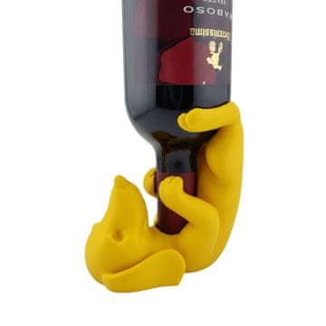 shumee Držalo za steklenice rumenega jazbečarja, stojalo za vino/olje, dekoracija za kuhinjo