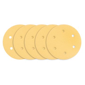 shumee Brusni papir z ježkom 225 mm, K80, 5 kosov, s 6 luknjami za brusilnik 59G264, 59G265