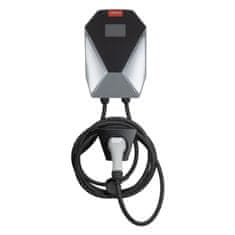 AMIO Stenski polnilnik za električne avtomobile, trifazni, 22 kW, 32 A, 400 V, amio-04843