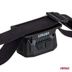 AMIO Polnilna naglavna svetilka s senzorjem gibanja XPG+COB 1000mAh (baterija) amio-04663