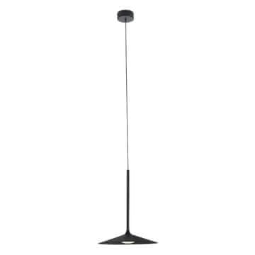 shumee Industrijska črna minimalistična viseča svetilka s kupolo hana LED 6W P0456 Maxlight