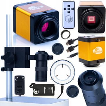 Rosfix PRO digitalni mikroskop s kamero Pegasus Pro 12MP in osvetljevalnikom, komplet 4 v 1